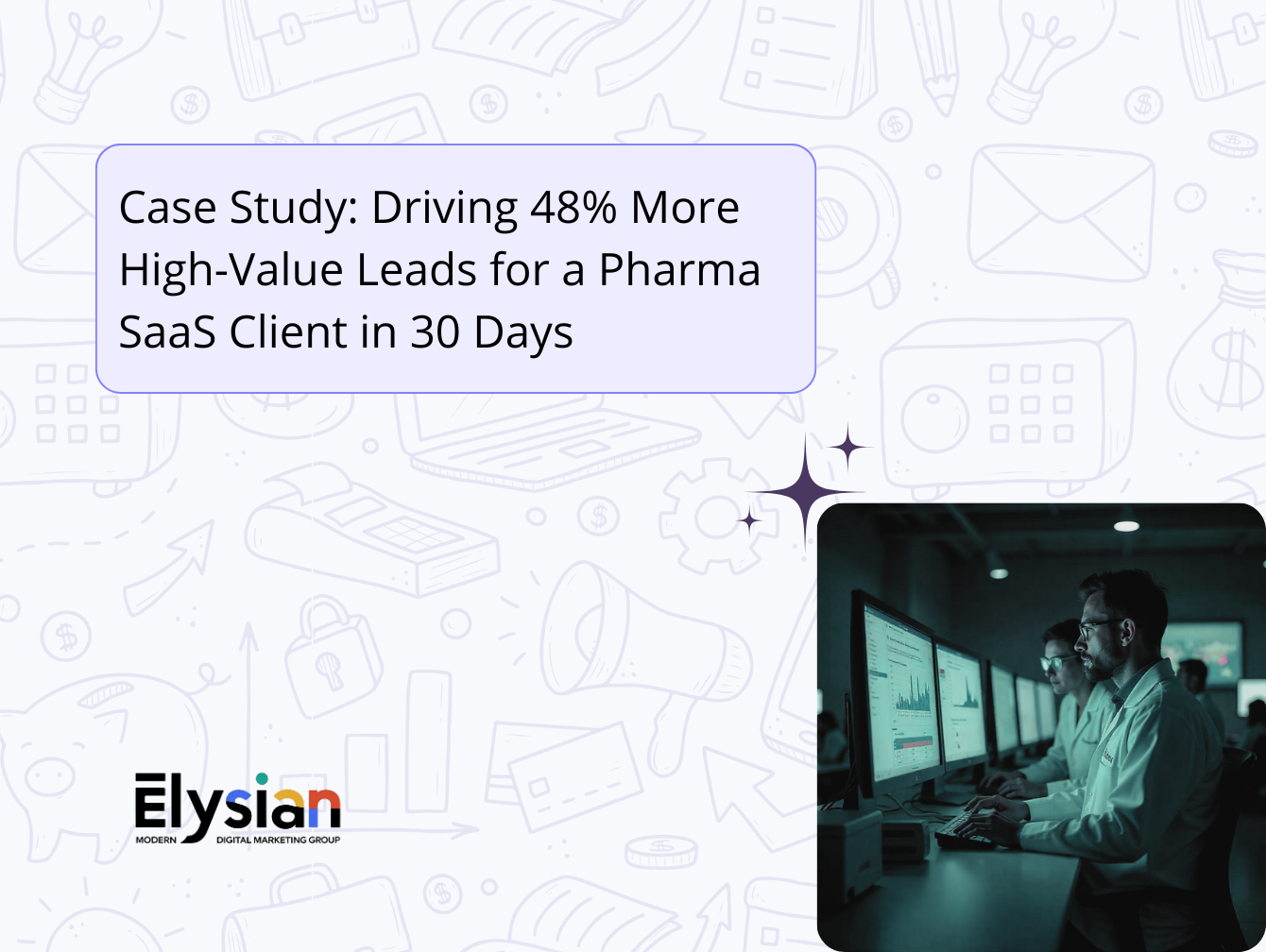 digital marketing case saas for pharma and life sciences